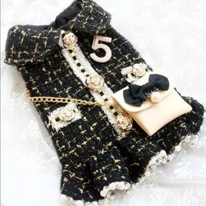 Coco Tweed dog dress